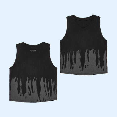 BTS World Tour Arirang Merch 2026 Black Drip Crop Tank Top Gift For BTS Fangirl
