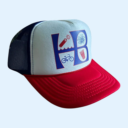 Robert August Surf Merch 2026 HB Logo Trucker Hat Gift Ideas For Brothers