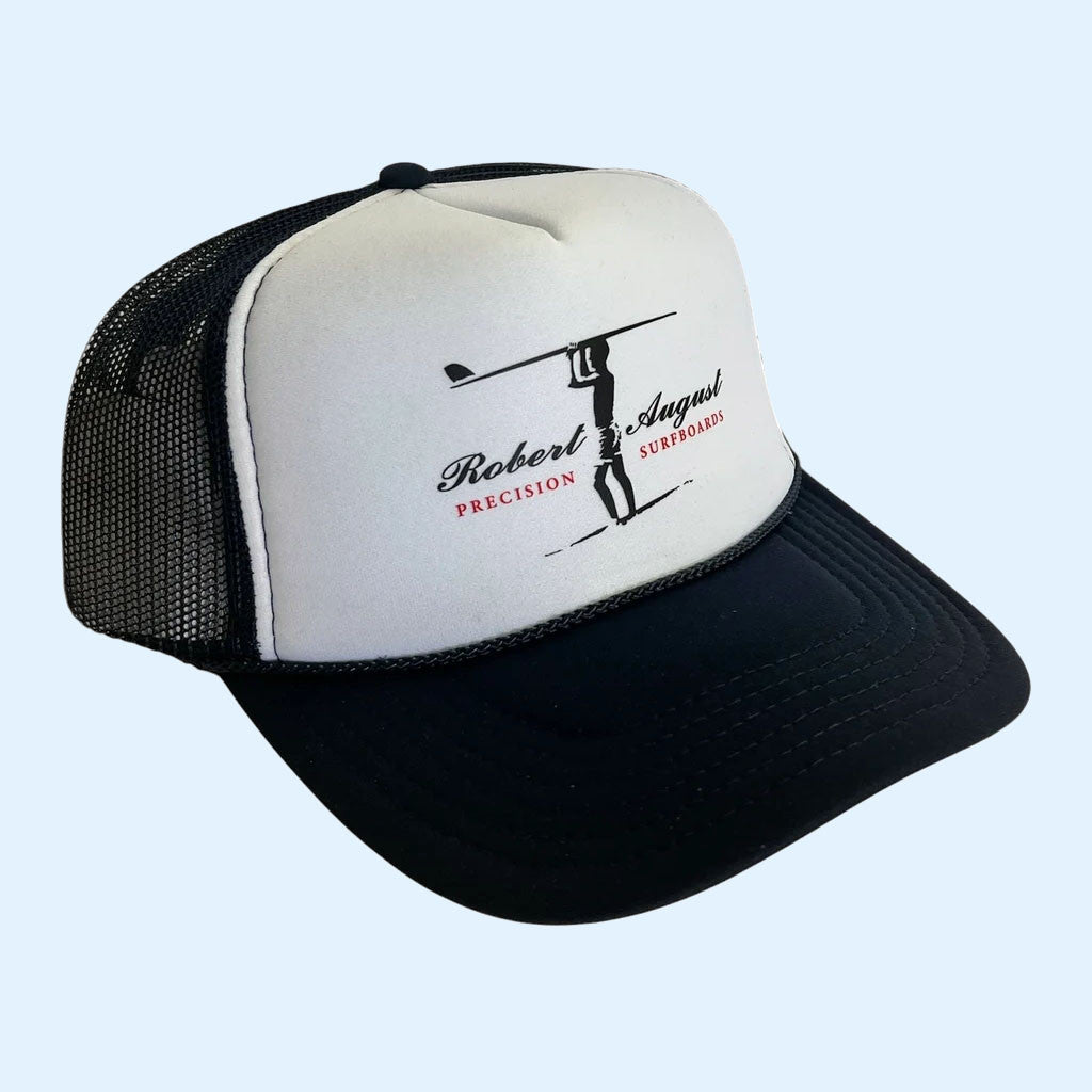 Robert August Surf Merch 2026 RA Precision Surfboards Trucker Hat Gift For Husband