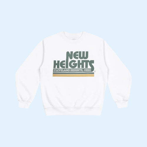 New Heights Merch 2026 New Heights Cleveland Heights Crewneck Sweatshirt Podcast Fan Gifts