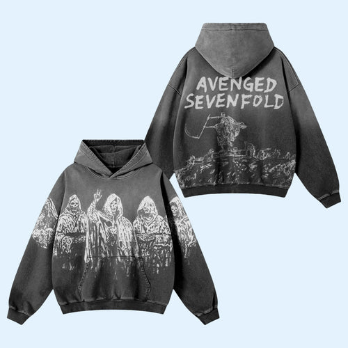 A7X World Merch 2026 Avenged Sevenfold Tour Hoodie Top Gifts For Music Lovers