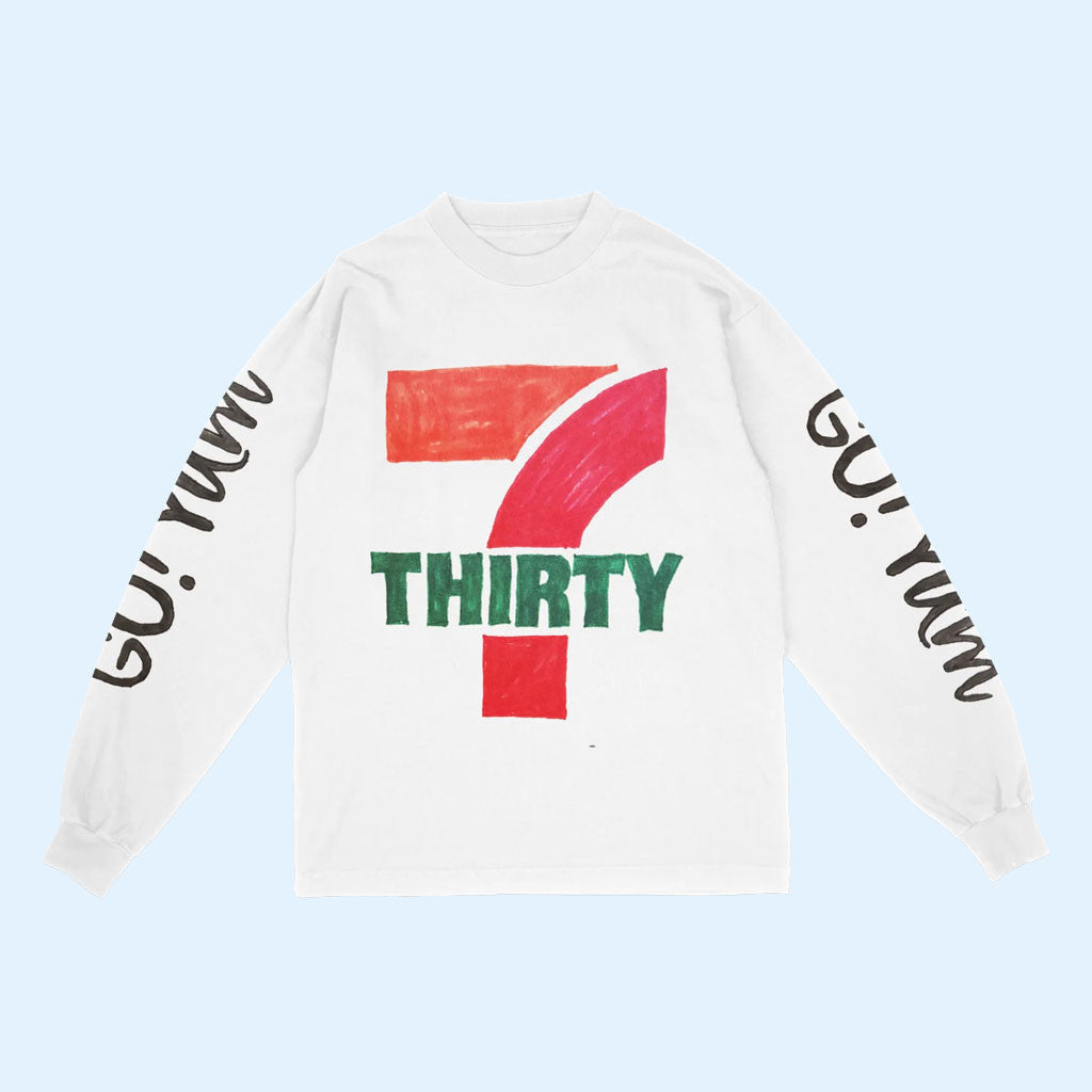 Asspizza Merch 2026 7-Thirty Long Sleeve Shirt White 7 Eleven Logo Parody Shirt BFF Gifts