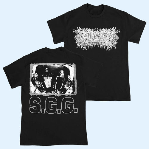 Peeling Flesh Merch 2026 PeelingFlesh White Chrome Logo T-Shirt SGG Shirt Gift For Band Fans