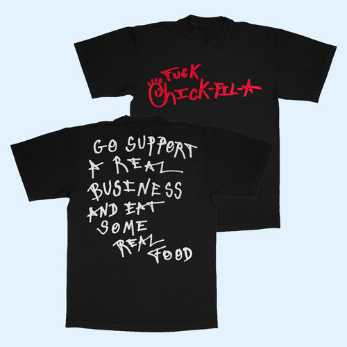 Asspizza Merch 2026 Eat Real Food T-Shirt F Chick-Fil-A Shirt Black Gift For Brothers