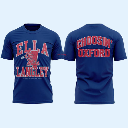Ella Langley Merch 2026 Ella Langley Ole Miss Choosin' Oxford T-Shirt Concert Shirt Fan Gifts