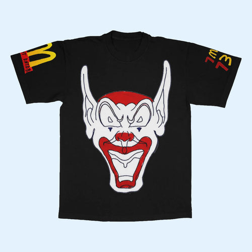 Asspizza Merch 2026 Goblin Clown T-Shirt McDonald's Parody Shirt Gift For Boyfriend