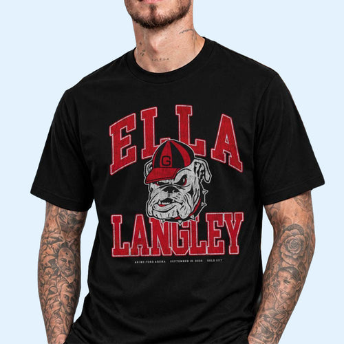 Ella Langley X Georgia Bulldogs Merch 2026 Dandelion Tour T-Shirt Ella Langley Merch Fan Gifts