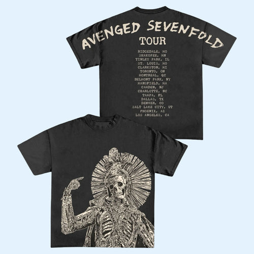 A7X World Merch 2026 Sun God Avenged Sevenfold Tour T-Shirt Music Related Gift Ideas