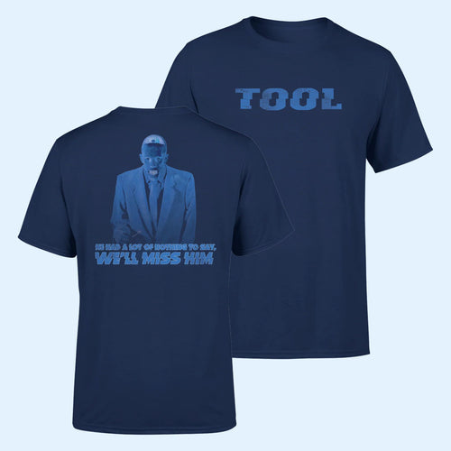 Tool Merch 2026 Aenima Blue Man T-Shirt We'll Miss Him Shirt Gift For Rock Band Fans