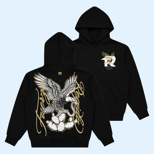 Fuerza Regida Merch 2026 Aguila Black Hoodie Fuerza Regida Hoodie Present For Band Fans