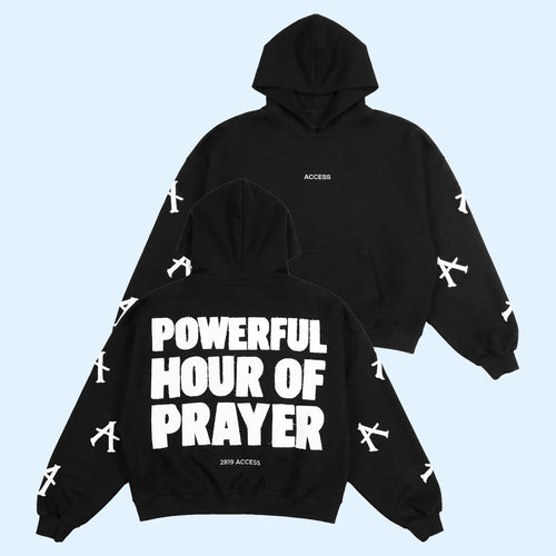 2819 Merch 2026 Powerful Hour Of Prayer Hoodie Black Access 2819 Hoodie Gift For Christian
