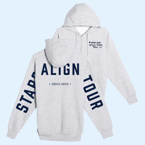 Freya Skye Merch 2026 Stars Align Tour Zip Hoodie Best Gifts For Music Lovers