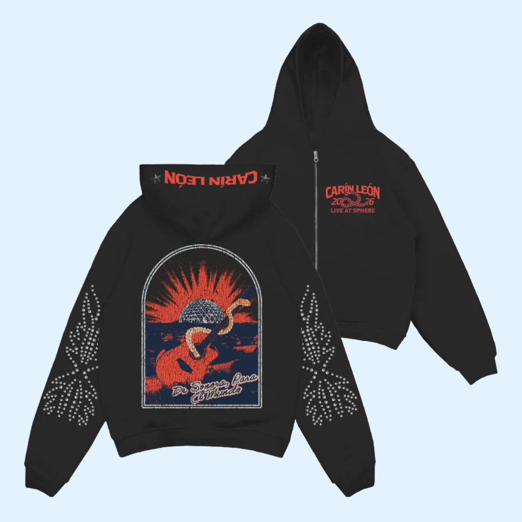 Carin Leon Merch 2026 Live at Sphere Zip Hoodie Carin Leon Tour Merch Music Themed Gifts