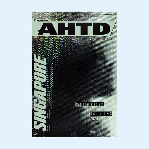 The Weeknd XO After Hours Til Dawn Asia Tour Merch 2026 AHTD Singapore Poster Home Decorations