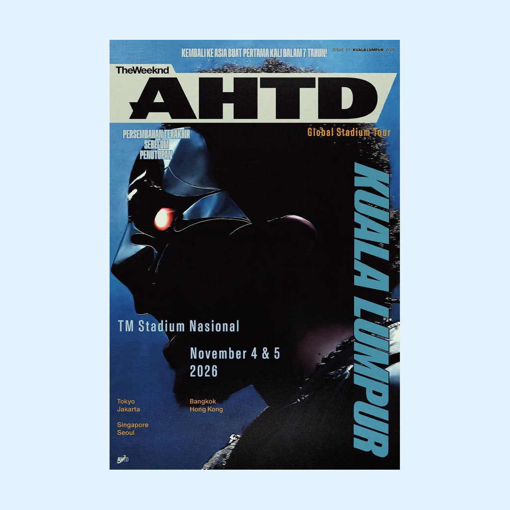 The Weeknd XO After Hours Til Dawn Asia Tour Merch 2026 AHTD Kuala Lumpur Poster House Decor