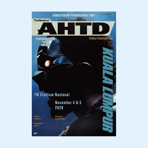 The Weeknd XO After Hours Til Dawn Asia Tour Merch 2026 AHTD Kuala Lumpur Poster House Decor