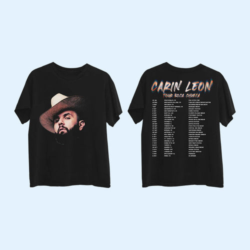 Carin Leon Merch 2026 Black Photo T-Shirt Carin Leon Tour Dates Shirt Gift For Music Lovers