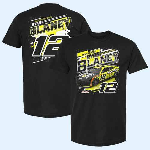 Ryan Blaney Merch 2026 Ryan Blaney Team Penske Black Draft T-Shirt Gift For Racing Fans