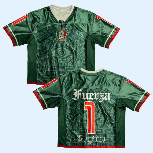 Fuerza Regida Merch 2026 Templo Azteca Jersey No 1 Fuerza Regida Jersey Gift For Band Fans