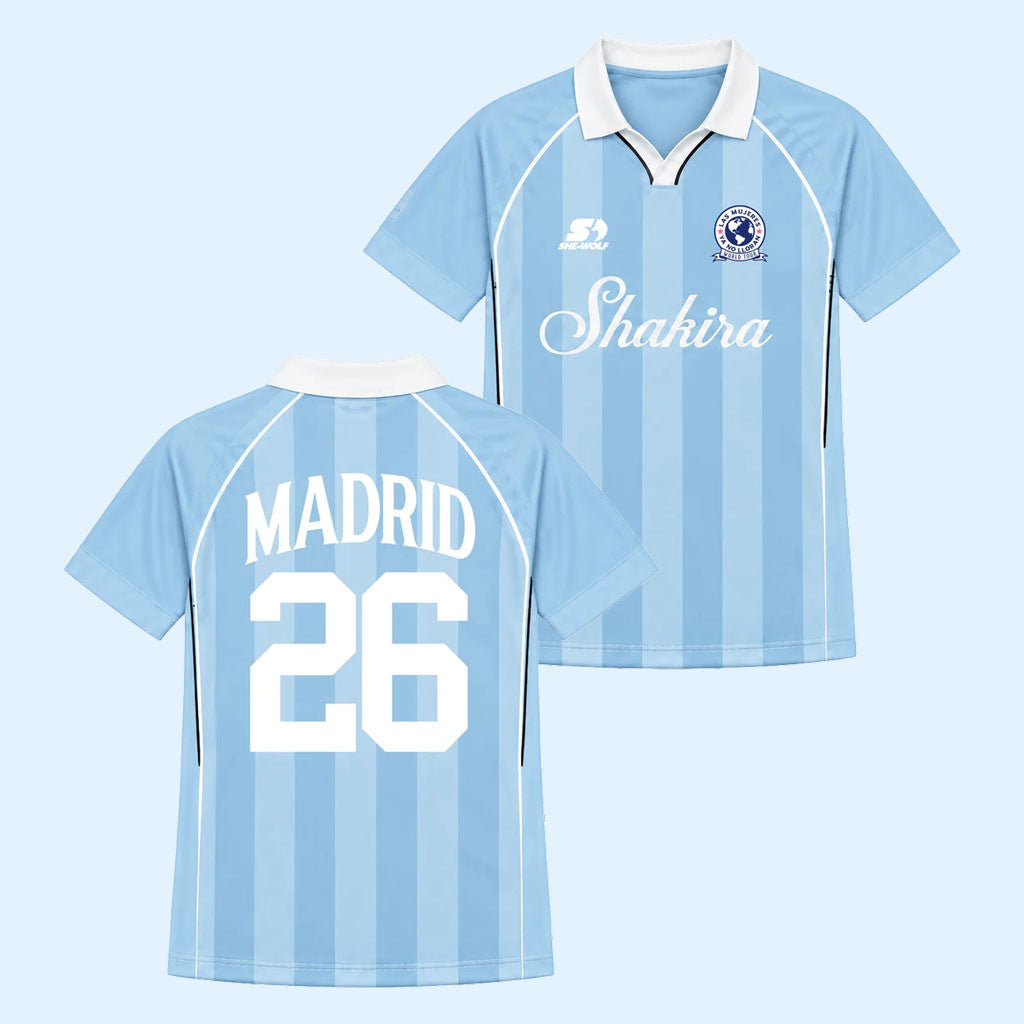 Shakira Merch 2026 Madrid 26 Jersey Shirt Las Mujeres Ya No Lloran Tour Merch Fan Gifts