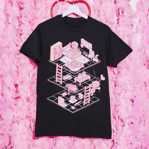 DDLC Merch Doki Doki Literature Club 2026 Balance Black T-Shirt Gift For Video Game Lovers