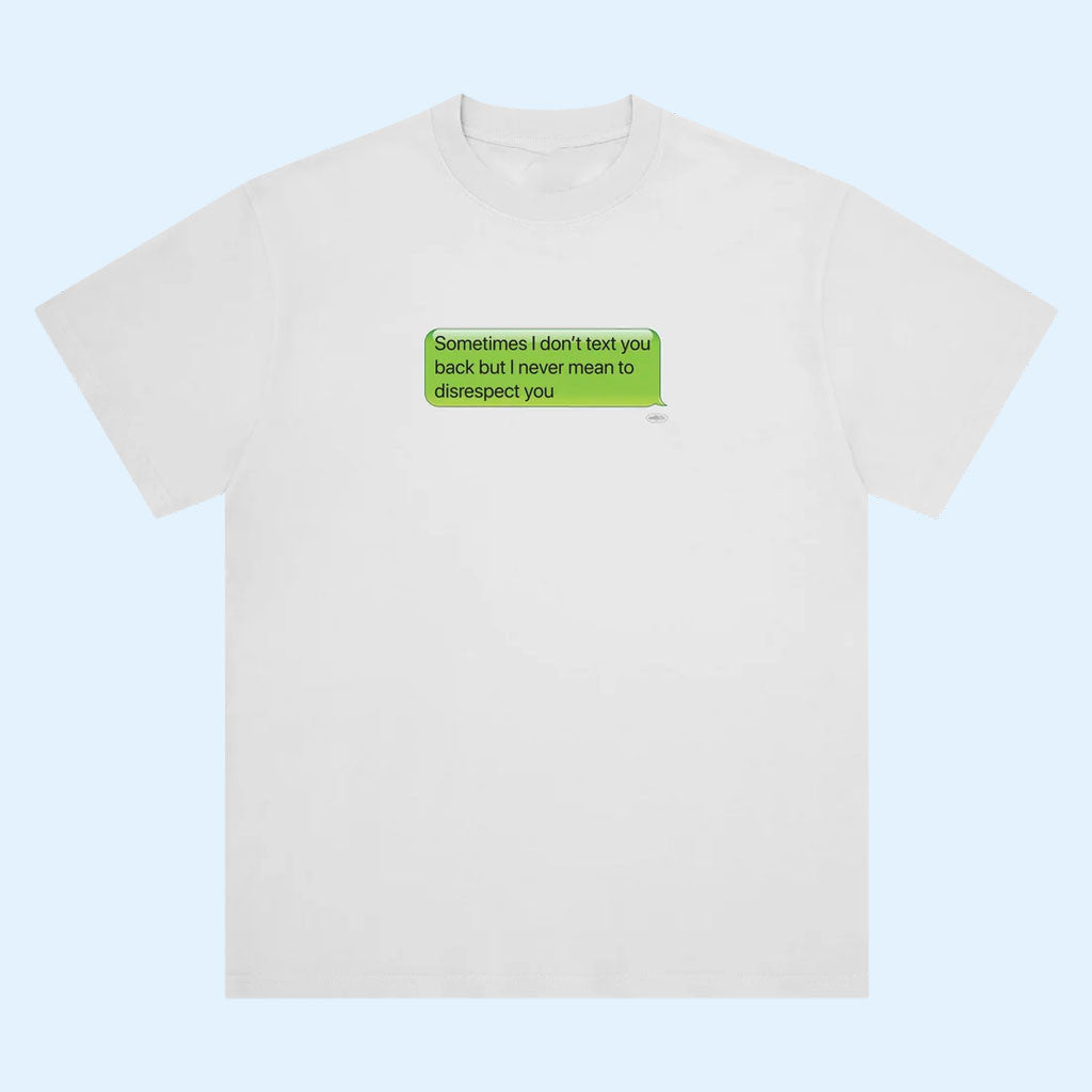 Corteiz CRTZRTW Merch 2026 Text Me Back T-Shirt White Gift Ideas For Friends