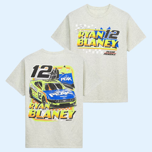 Ryan Blaney Merch 2026 Ryan Blaney Team Penske #12 Peak T-Shirt Gift For NASCAR Lovers