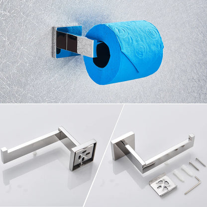 Bathroom Hardware Set - Chrome Stainless Steel - Modern Bath