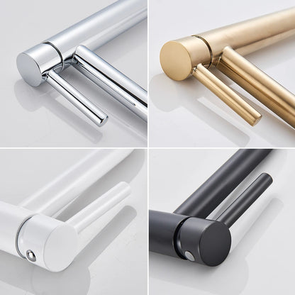 LuxeFlow Modern Bathroom Basin Mixer Tap - Premium Metal Finish