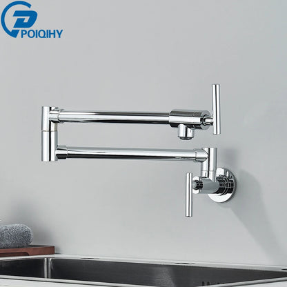 FlexiStream - Wall Mounted Cold Water Tap - Folding 360 Spout