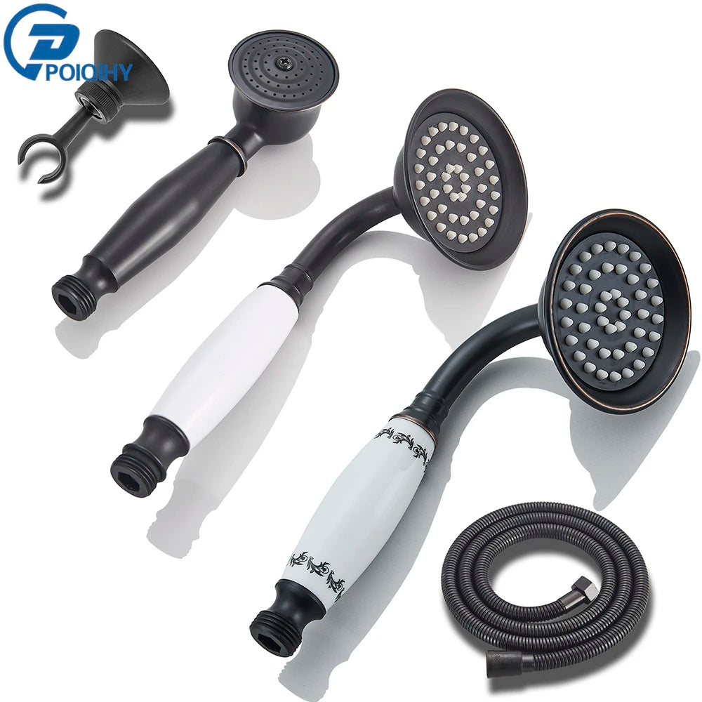 Handheld Shower Head - Brass Replacement - Oil Rubbed Bronze