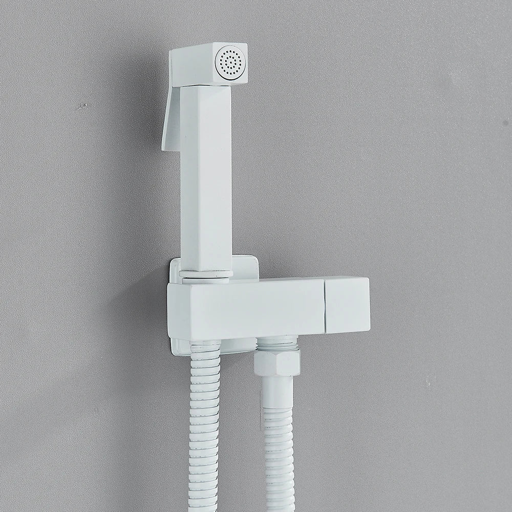 AquaStream Handheld Bidet Sprayer - Stainless Steel - Bathroom Hygiene