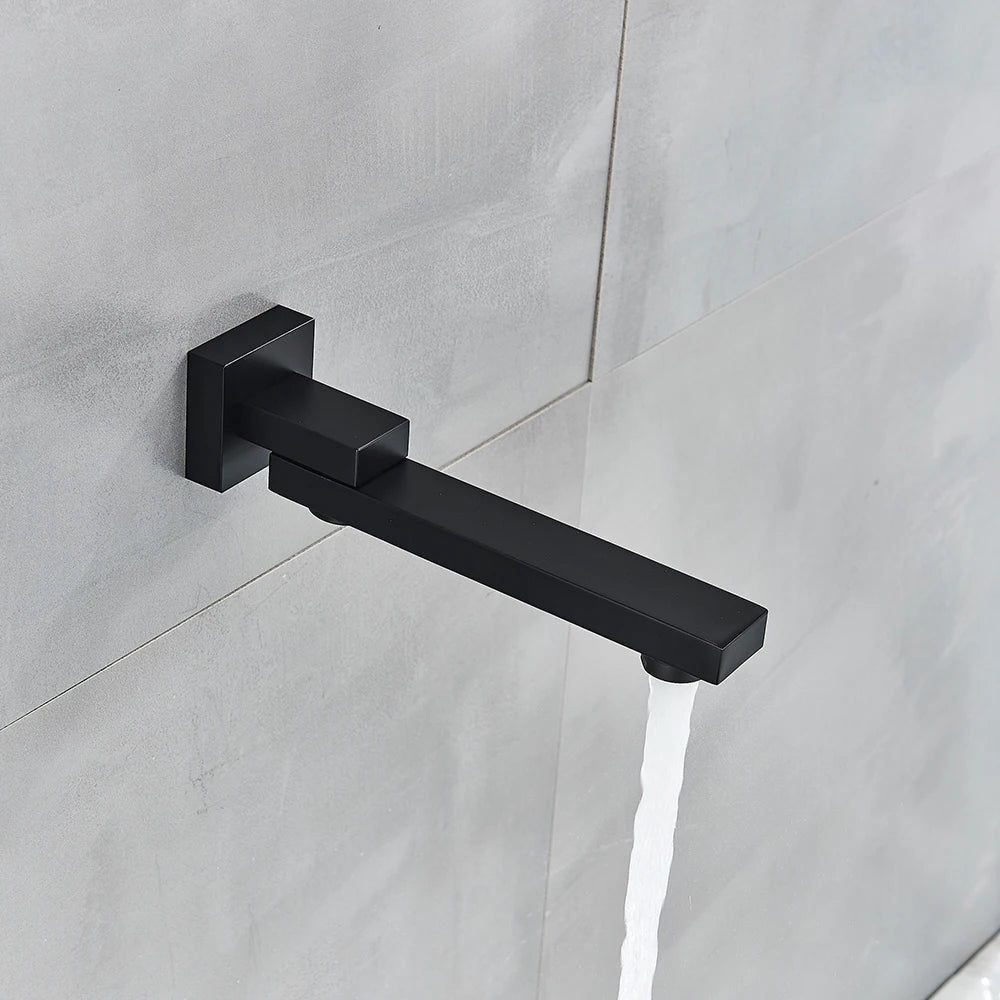 Modern Wall-Mount Tub Spout - Brass Replacement Faucet