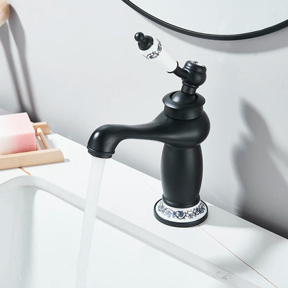 Modern Brass Basin Faucet - Single Hole Bathroom Mixer Tap