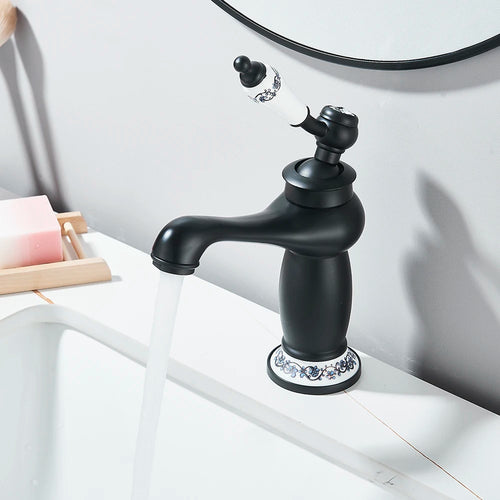 Modern Brass Basin Faucet - Single Hole Bathroom Mixer Tap