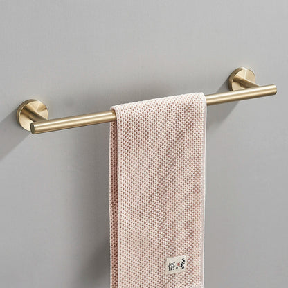 Aurelius Bathroom Hardware Set - Brushed Gold - Modern Bath Decor