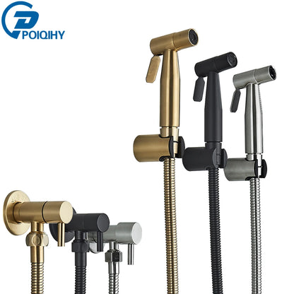 AquaLux Handheld Bidet Sprayer - Stainless Steel - Modern Finishes