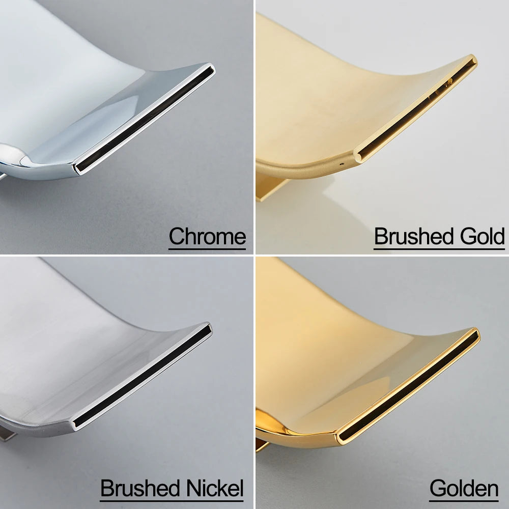Waterfall Basin Faucet - Modern Single Handle Bathroom