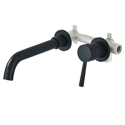 Aura Wall Mounted Basin Faucet - Solid Brass Mixer - Bathroom Sink