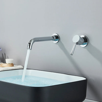 Aurelia Wall-Mounted Basin Mixer - Rotating Spout Tap - Bathroom