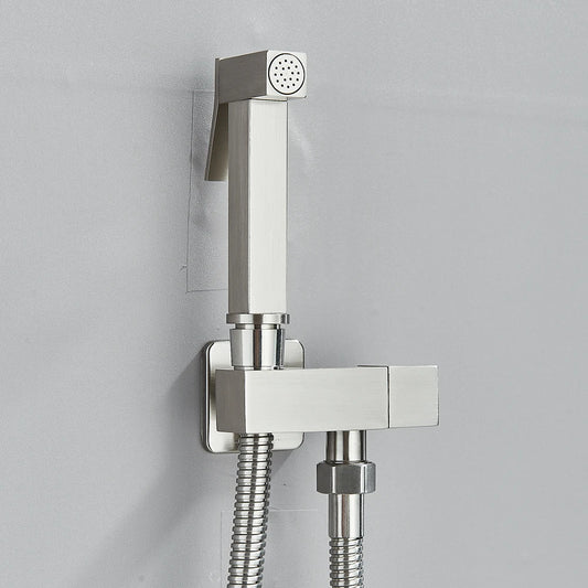 AquaStream Handheld Bidet Sprayer - Stainless Steel - Bathroom Hygiene