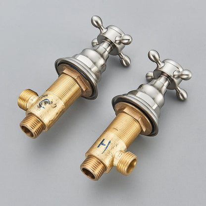 Elite Series - Replacement Faucet Handles - Solid Brass - Bathroom Sink
