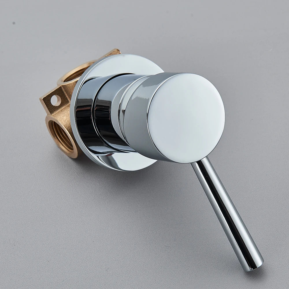 AquaFlow Concealed Shower Diverter Valve - Brass Mixer - Bathroom