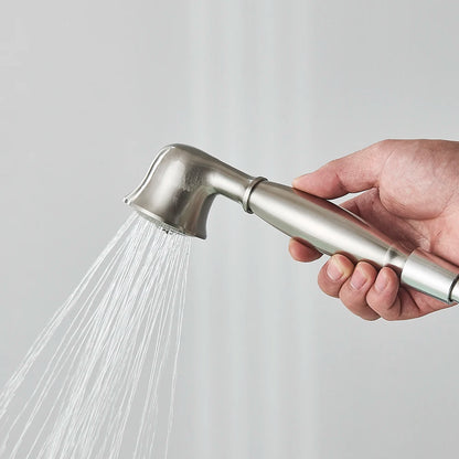 AquaLux - Handheld Shower Head - Brushed Nickel Copper - Bathroom